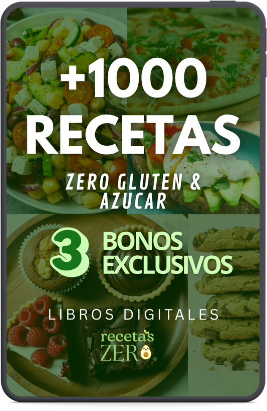 +1000 RECETAS + 3 BONOS Exclusivos de Regalo!